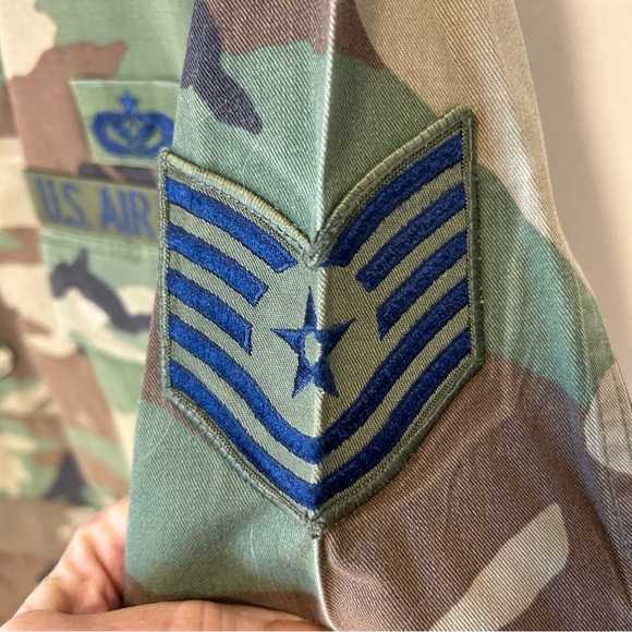 American Apparel Woodland Camouflage US Air Combat Command W/ Patches Size M - Picture 4 of 11